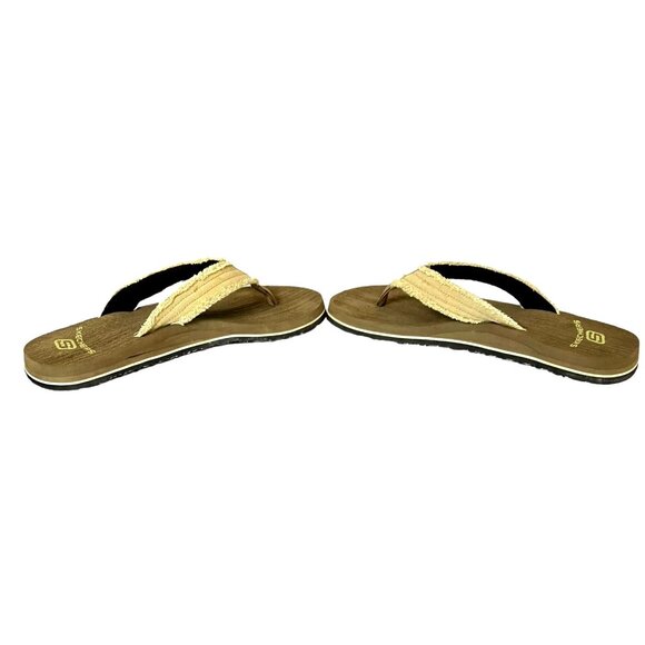 Skechers Men’s Tantric Fray Brown Comfort Flip Flops, Thong Sandals Sz 11 - Picture 16 of 16